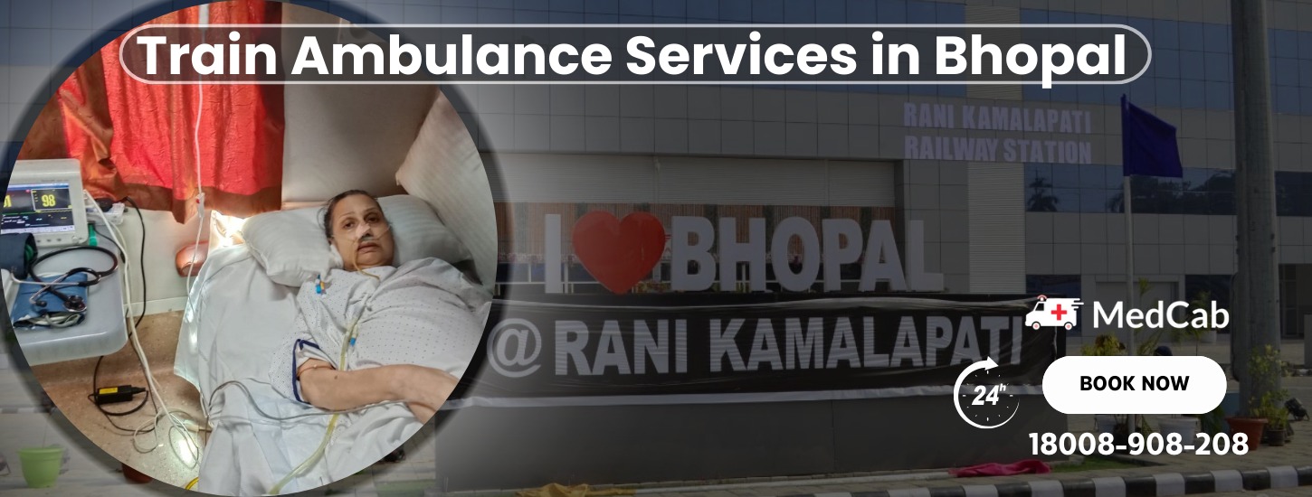Train Ambulance Service in Bhopal