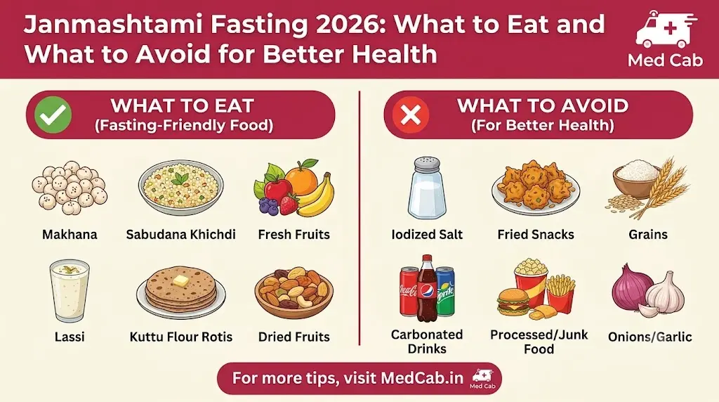Janmashtami Fasting 2026: What to Eat and What to Avoid for Better Health