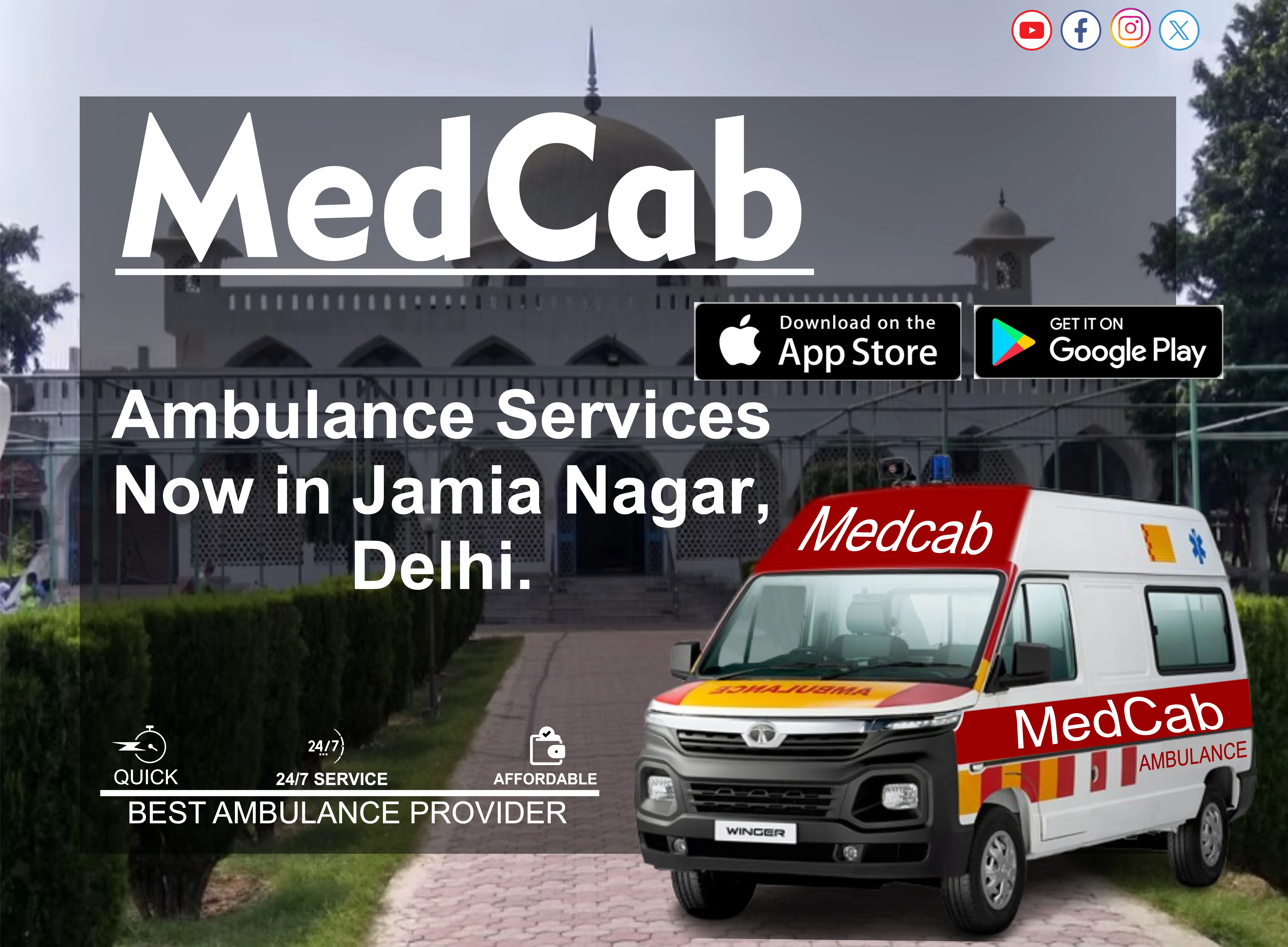 Best Ambulance Service in Jamia Nagar, Delhi