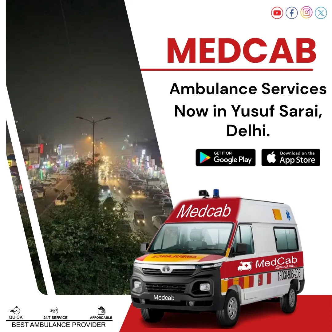 Top Ambulance Service in Yusuf Sarai