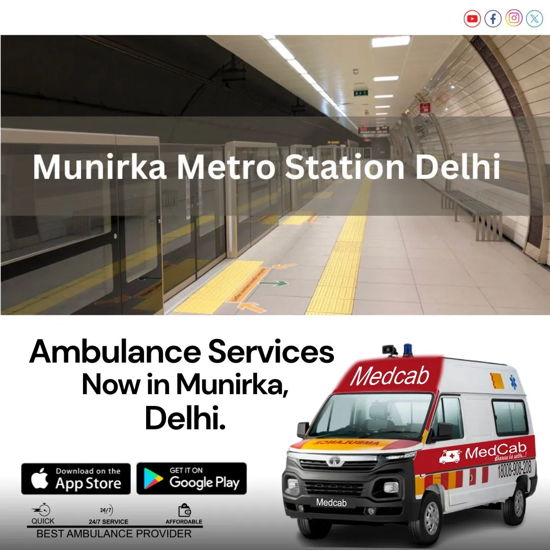 Ambulance Service in Munirka, Delhi