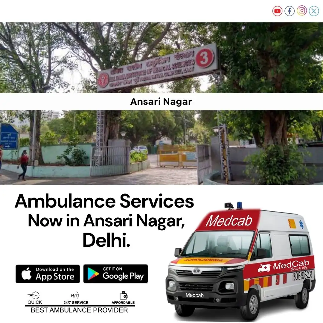 Ambulance Service in Ansari Nagar