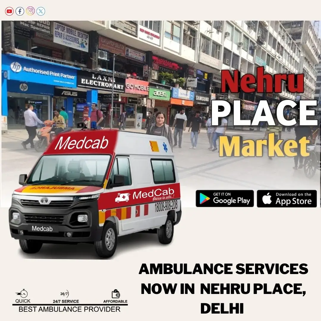 Ambulance Service in Nehru Place, Delhi