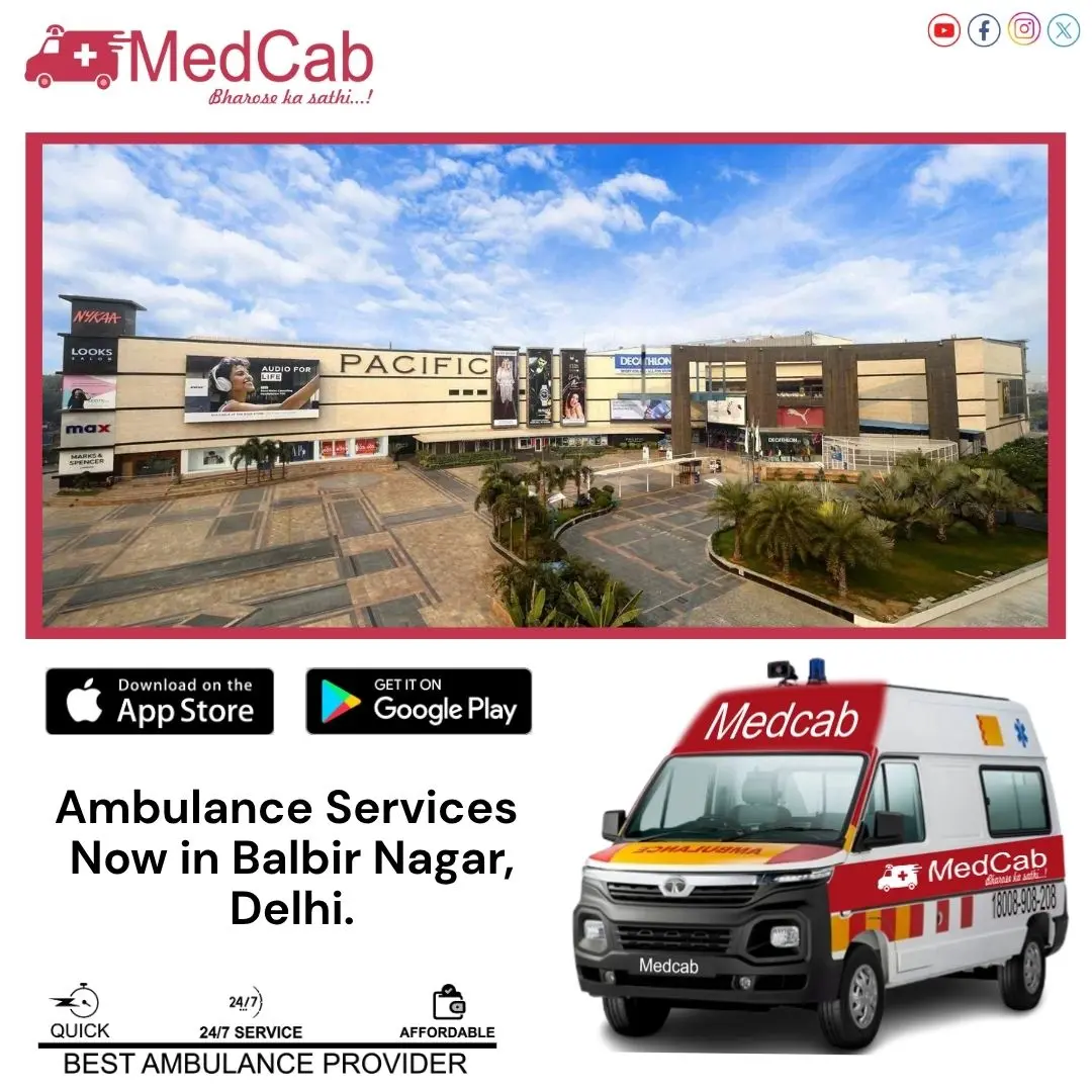Ambulance in Balbir Nagar, Delhi