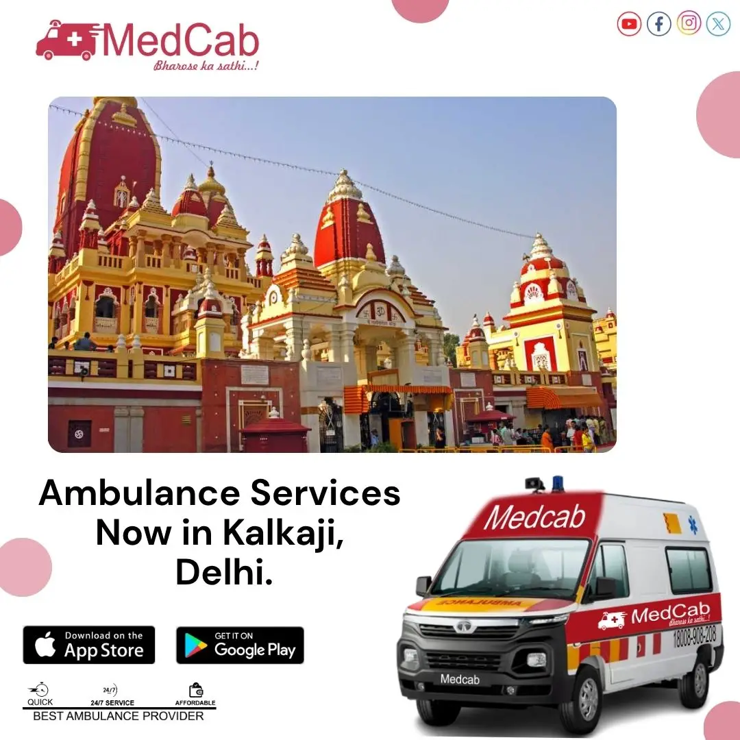 Ambulance Service in Kalkaji, Delhi