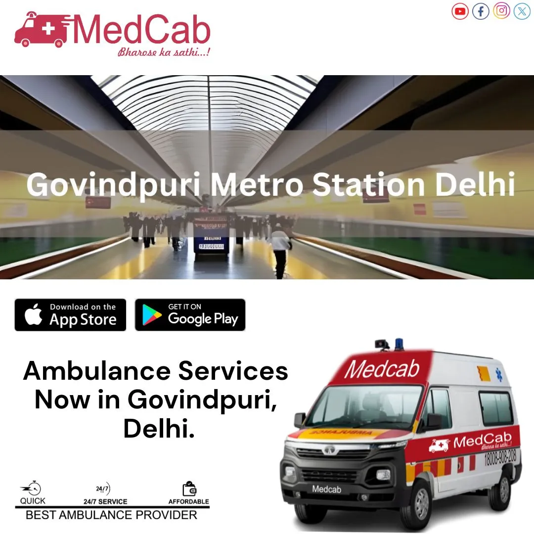 Ambulance Service in Govindpuri, Delhi