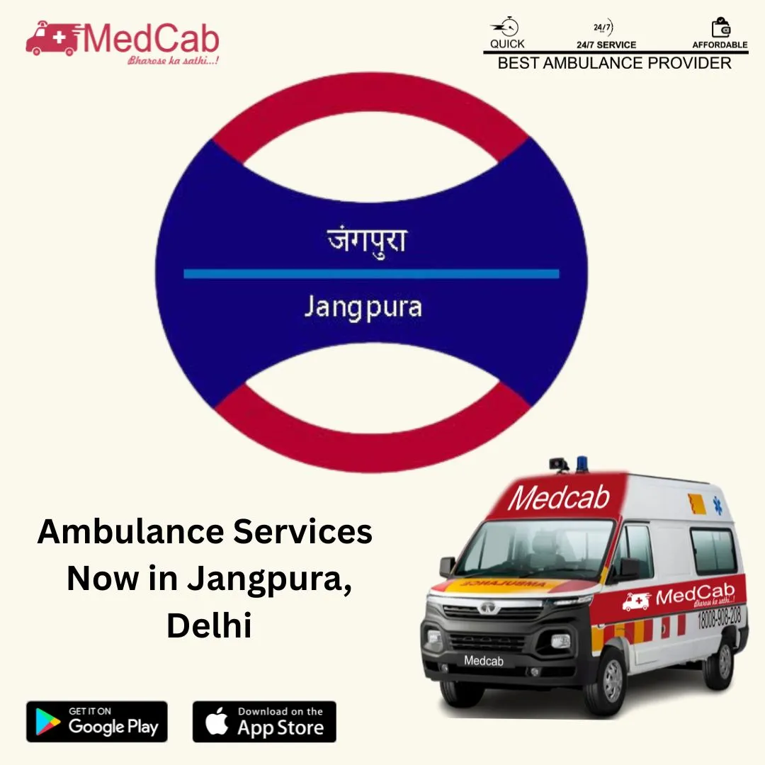 Ambulance in Jangpura, Delhi