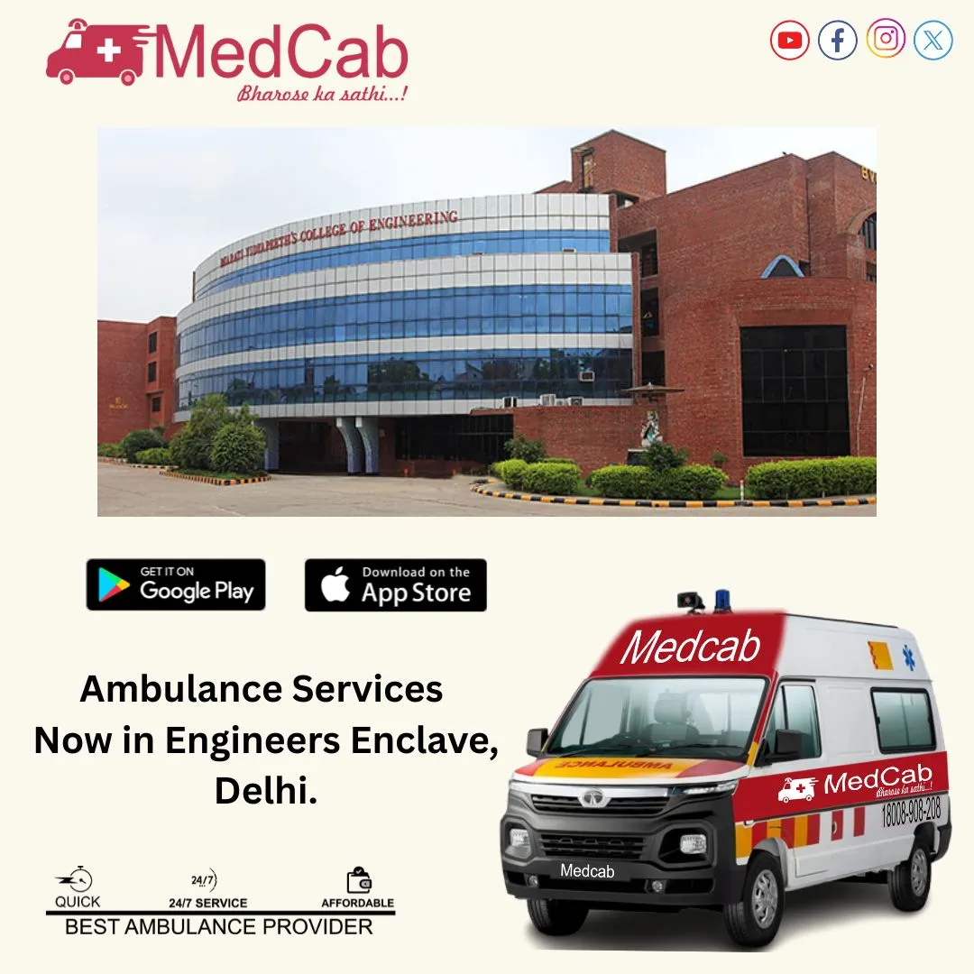 Top 24 hours Ambulance Service in Engineers Enclave