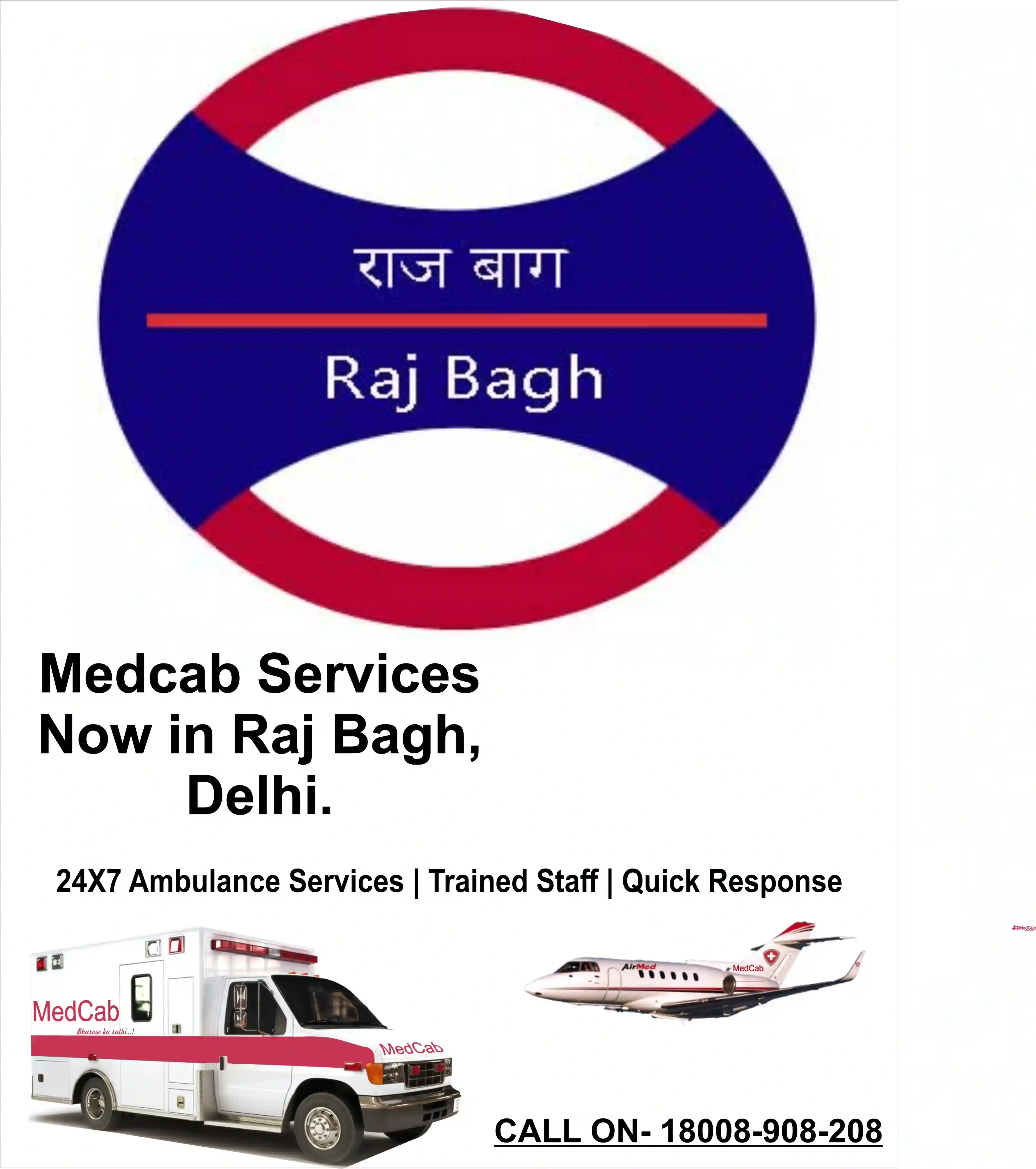 Ambulance Service in Raj Bagh