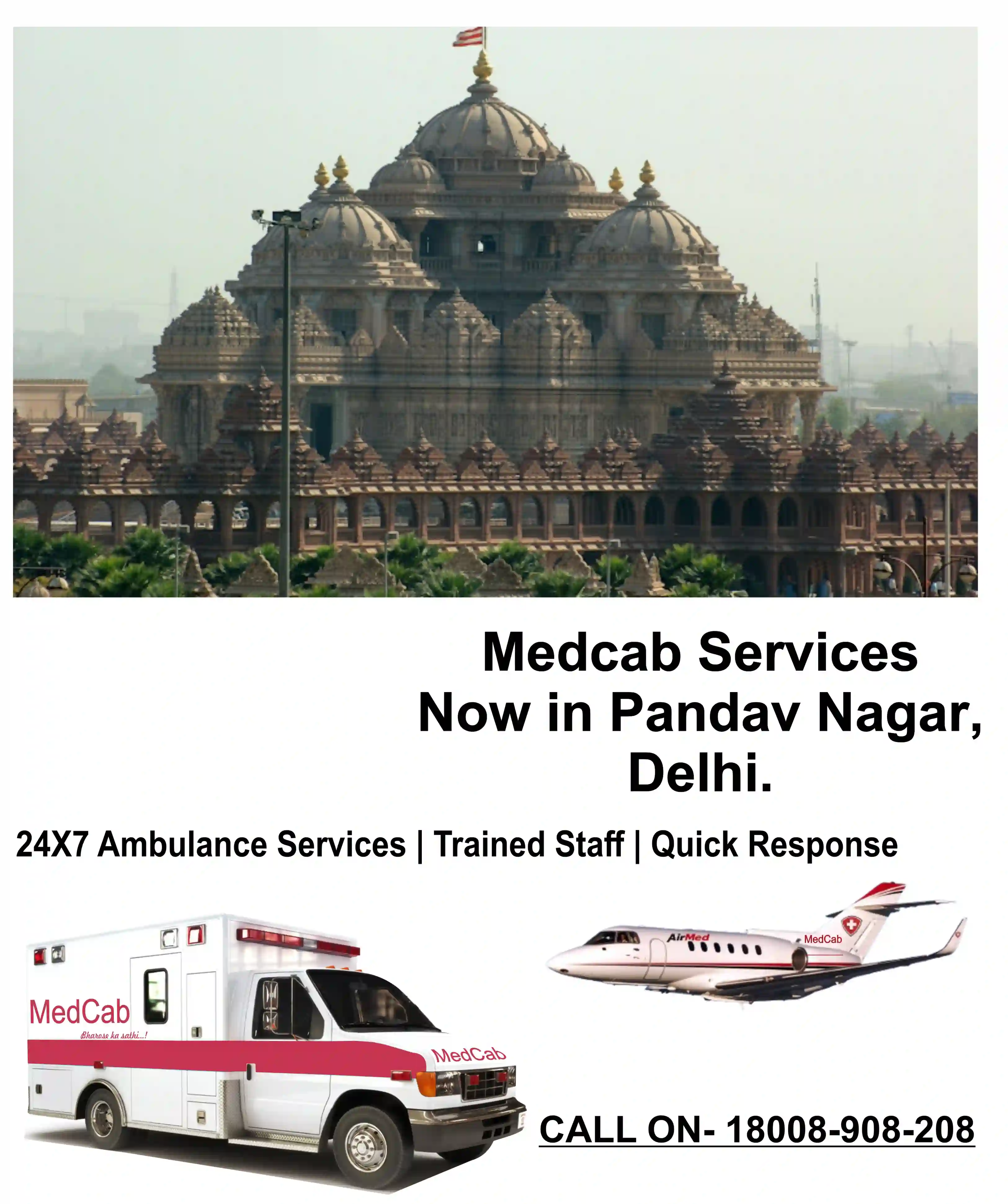 Ambulance Service in Pandav Nagar Delhi