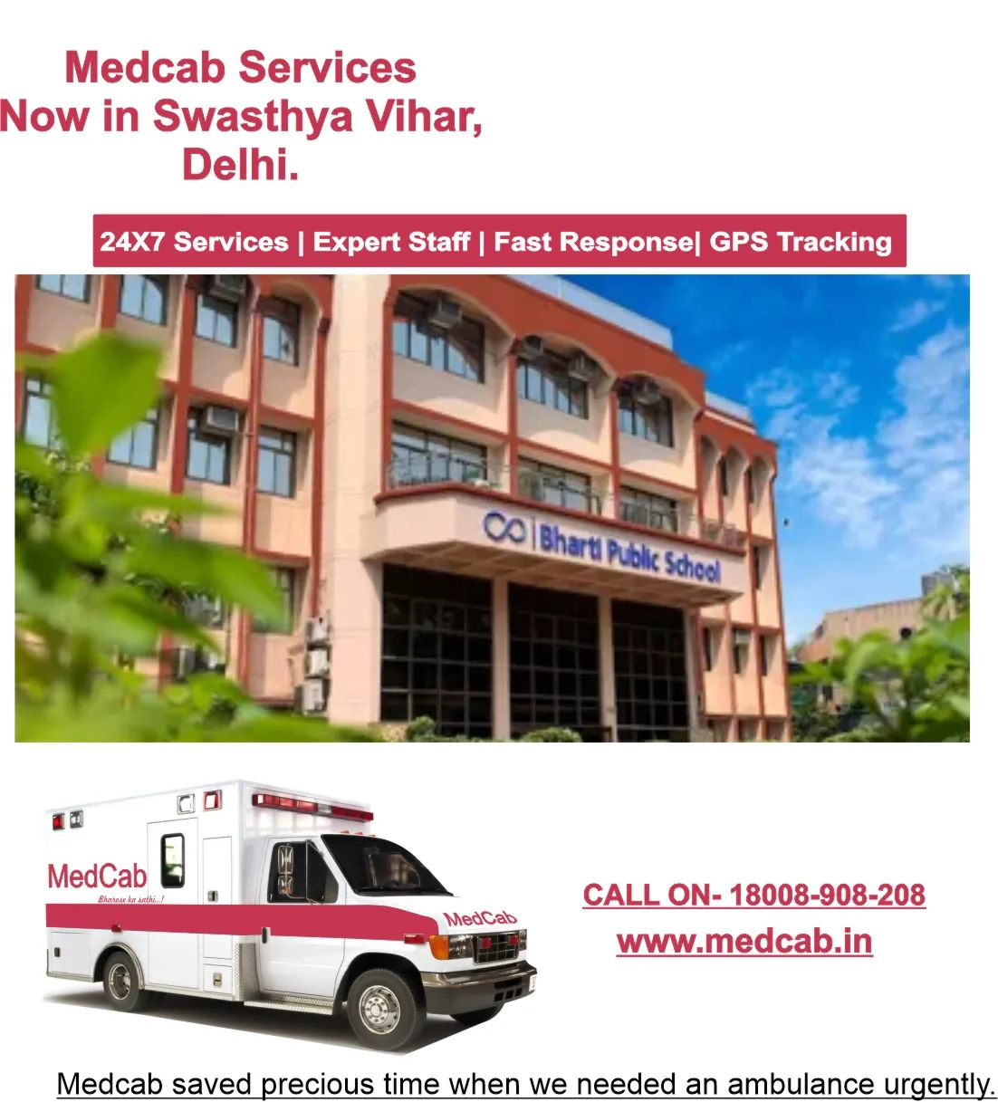 Ambulance Service in Swasthya Vihar, Delhi
