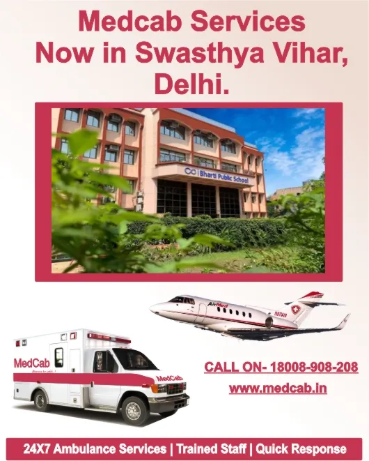 Ambulance Service in Swasthya Vihar, Delhi