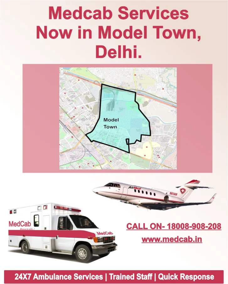 Ambulance in Model Town, Delhi