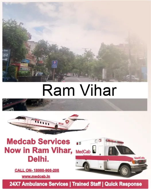 Ambulance Service in Ram Vihar, Delhi