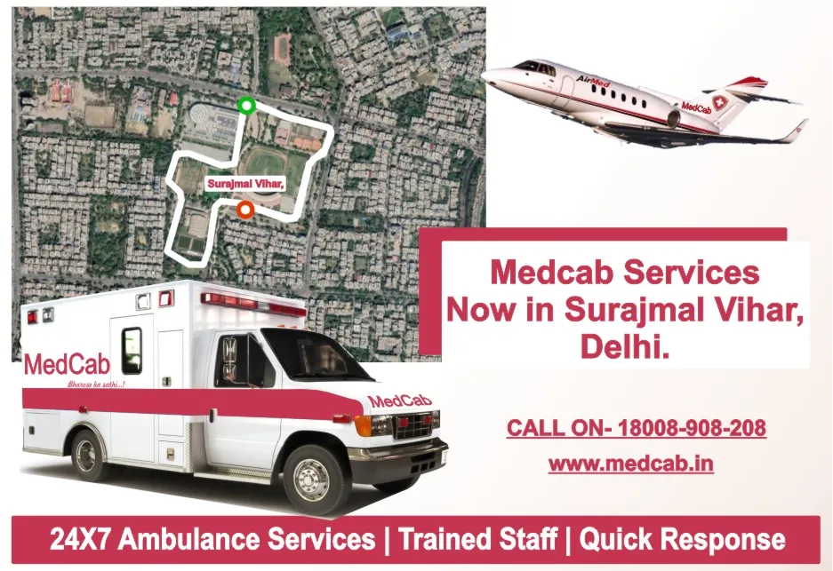 Ambulance Service in Surajmal Vihar Delhi