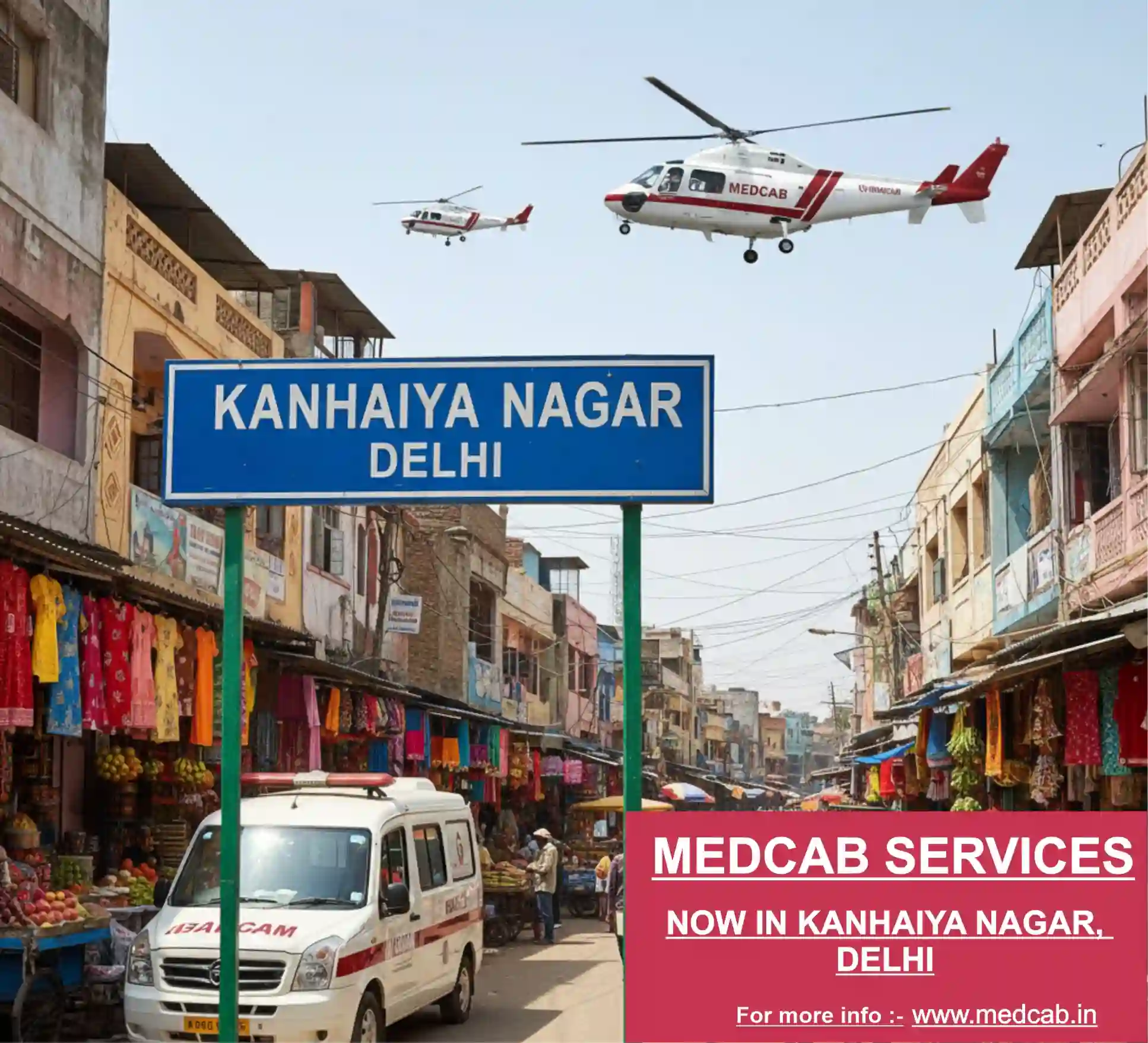 Ambulance Service in Kanhaiya Nagar, Delhi