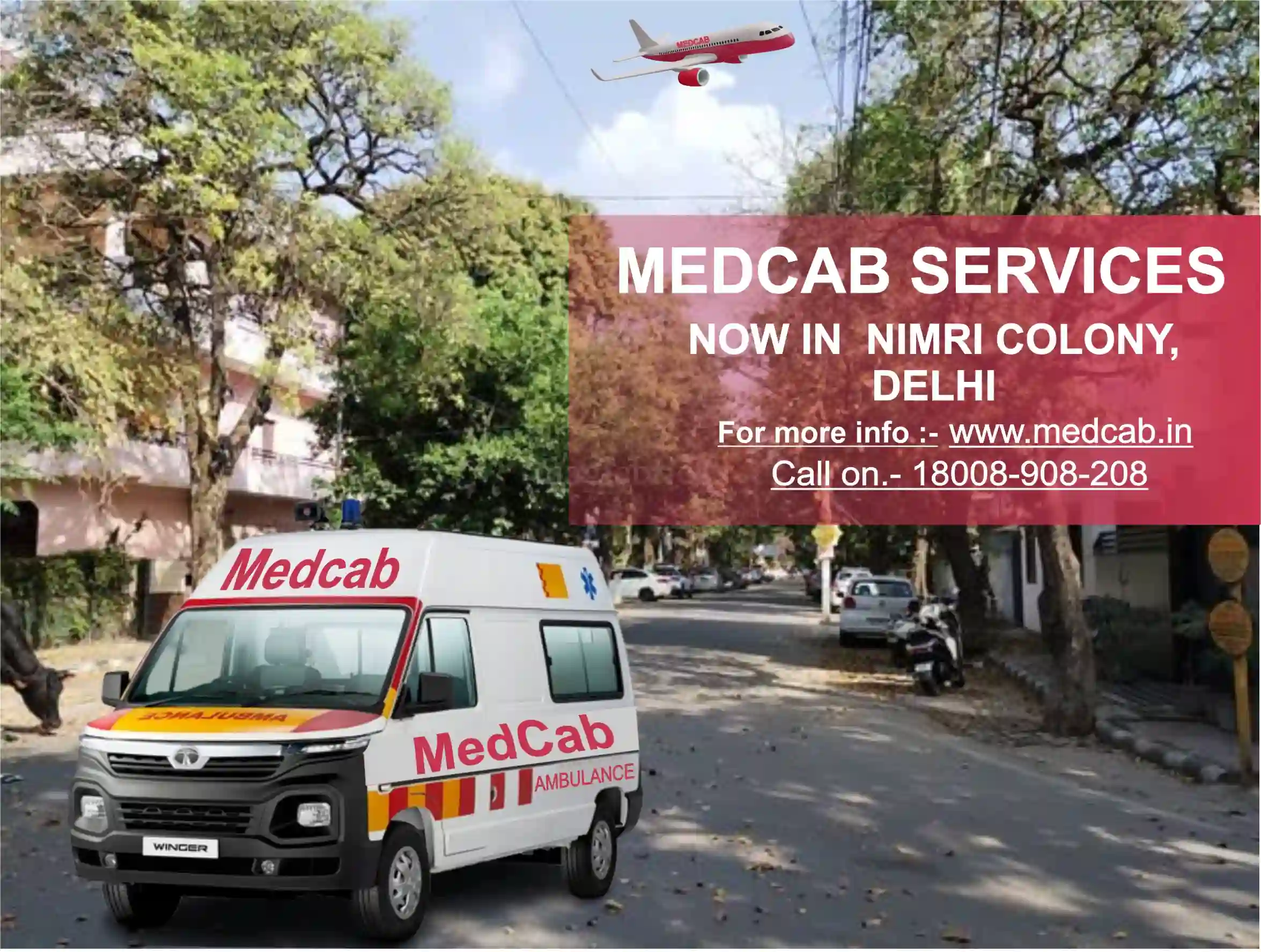 Ambulance Service in Nimri Colony Delhi