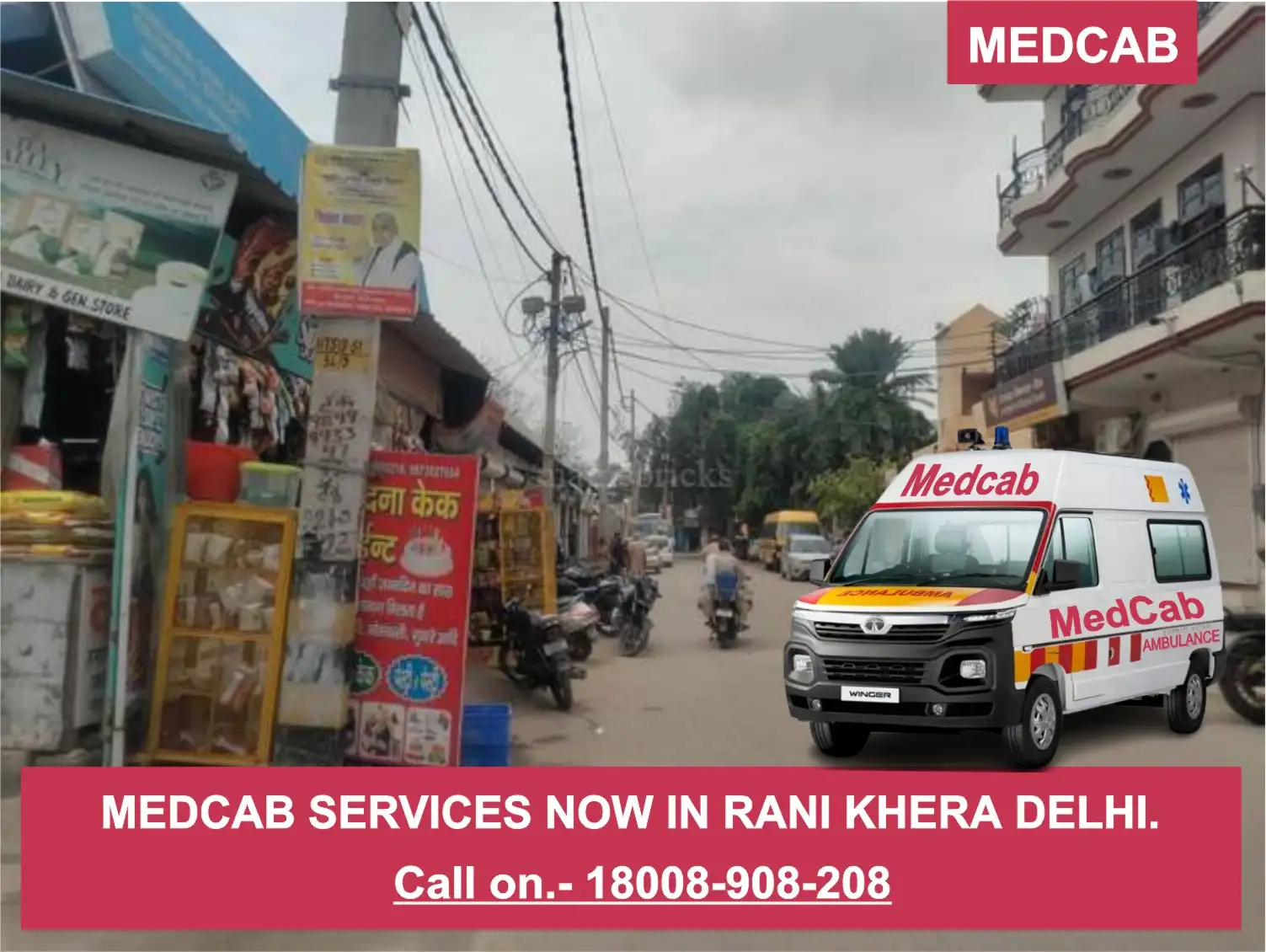 Ambulance Service in Rani Khera, Delhi