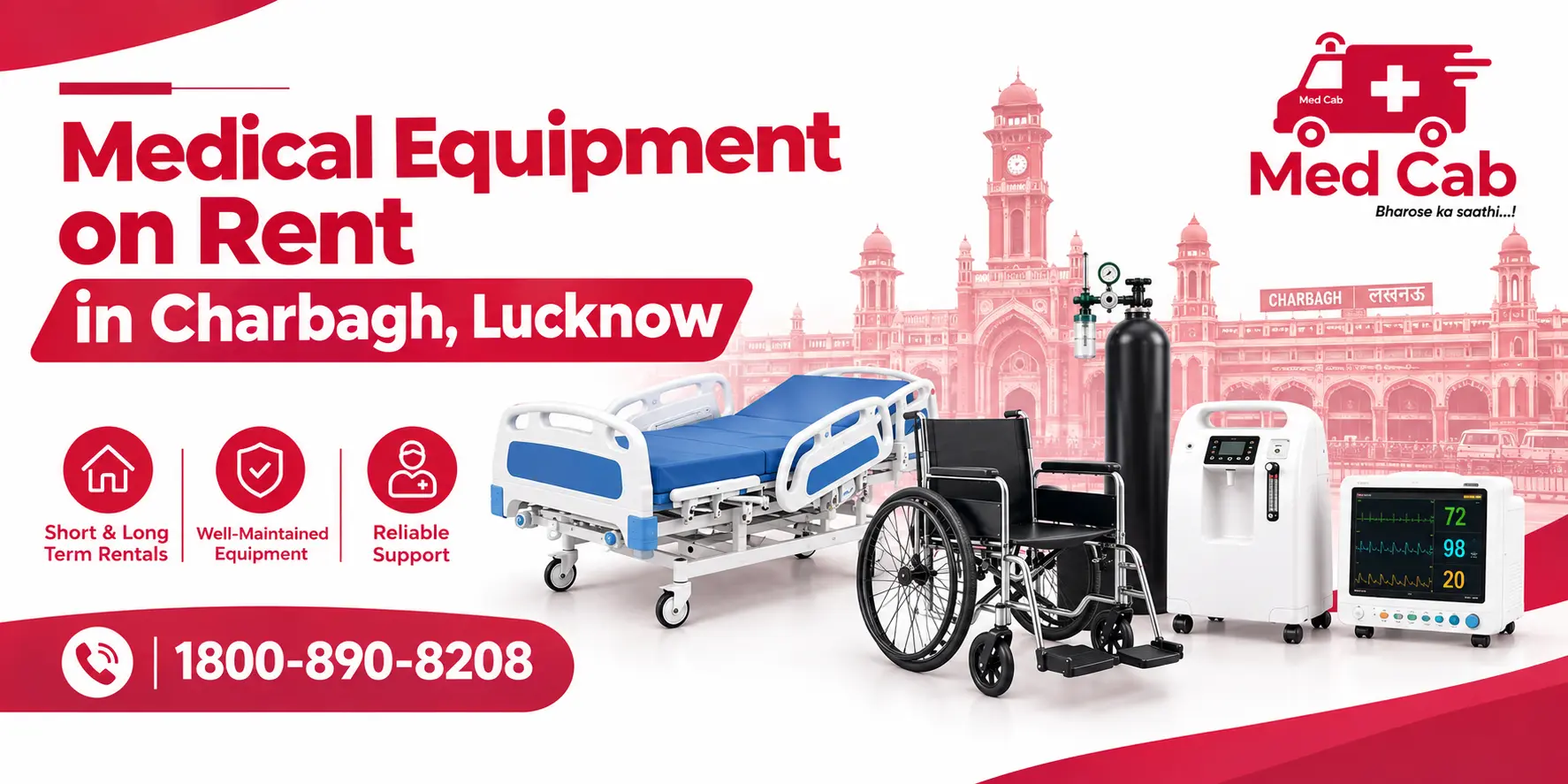 Medical Equipment on Rent in Charbagh, Lucknow
