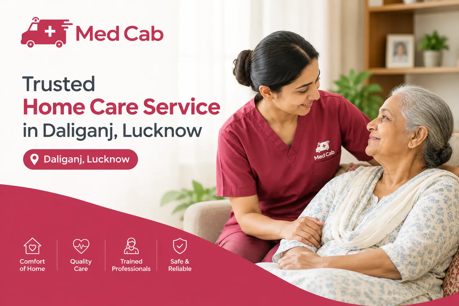 Trusted home care services at home in daliganj, Lucknow