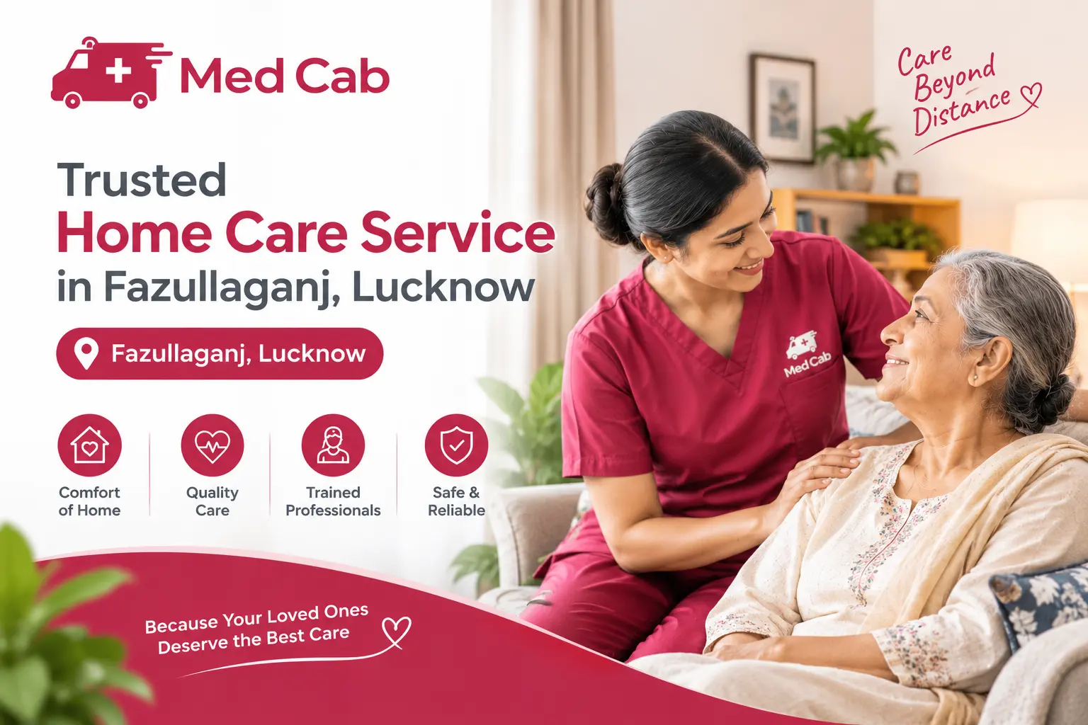 trusted home care service in fazullaganj, Lucknow