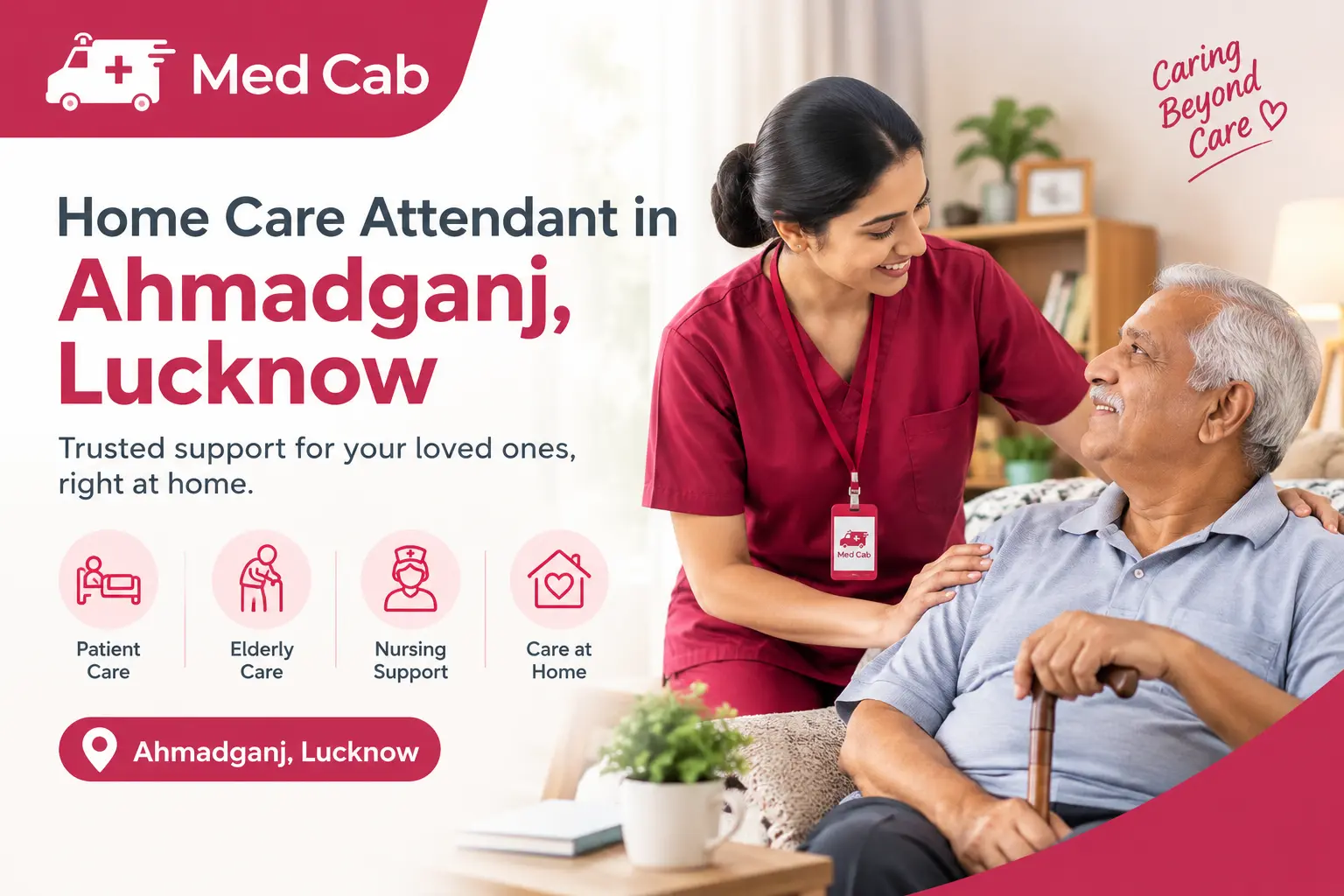 Home Care Attendant in Ahmadganj, Lucknow