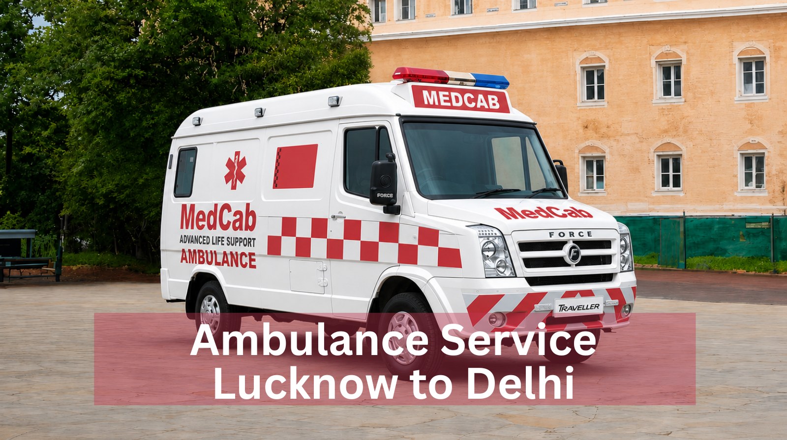 ambulance service lucknow to delhi Image