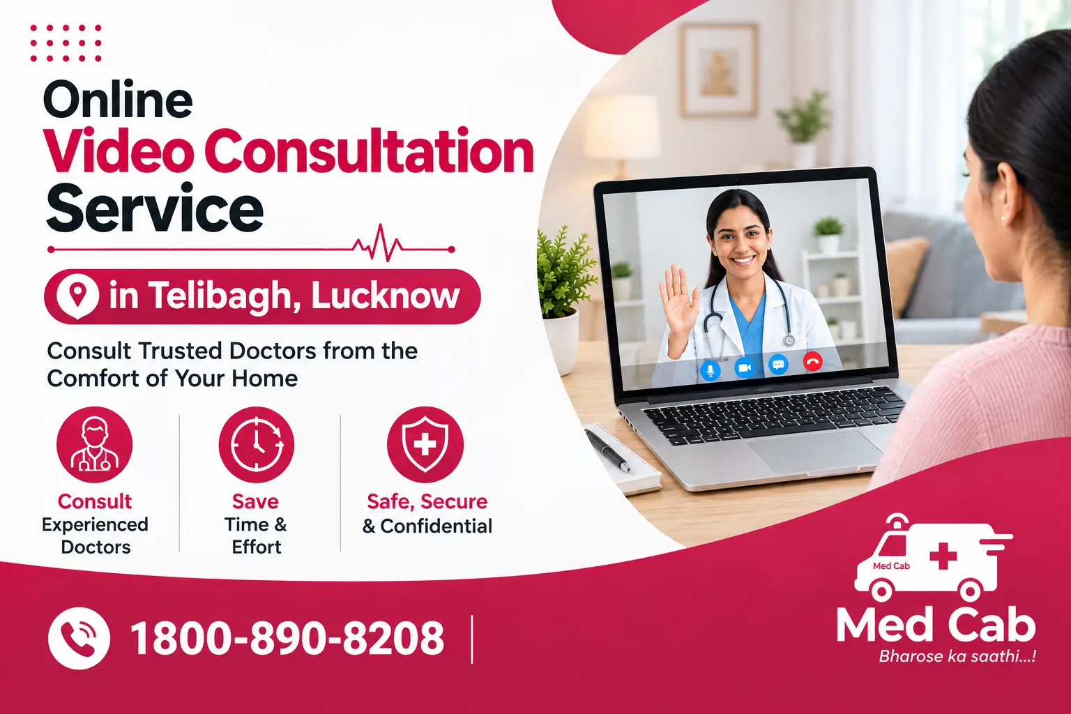 Online Video Consultation in Telibagh, Lucknow