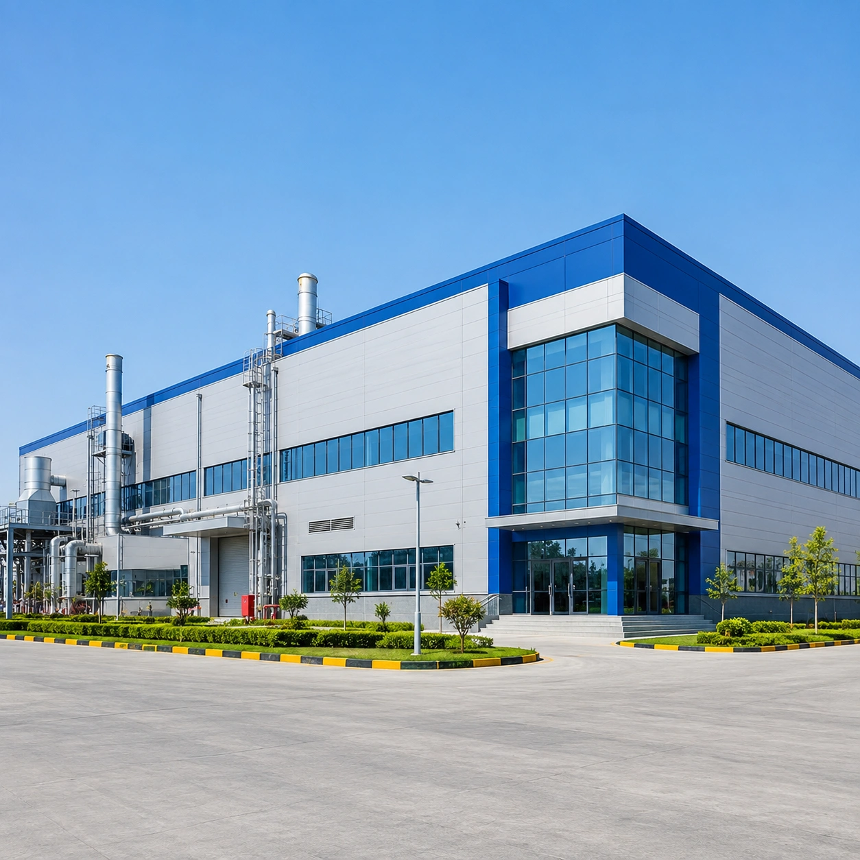 Manufacturing plant with on-site occupational health support from Med Cab