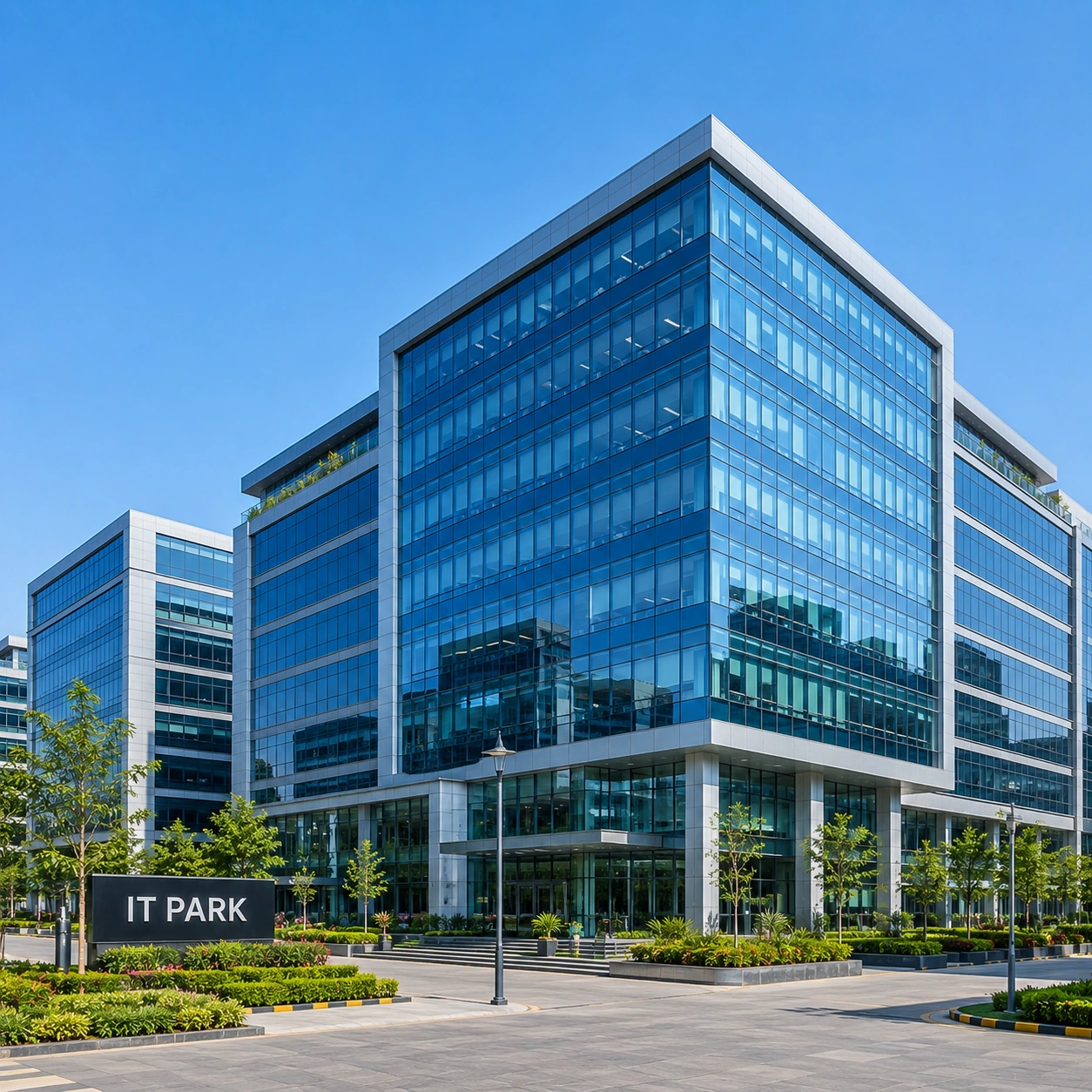 IT park campus with dedicated corporate teleconsultation and emergency cover