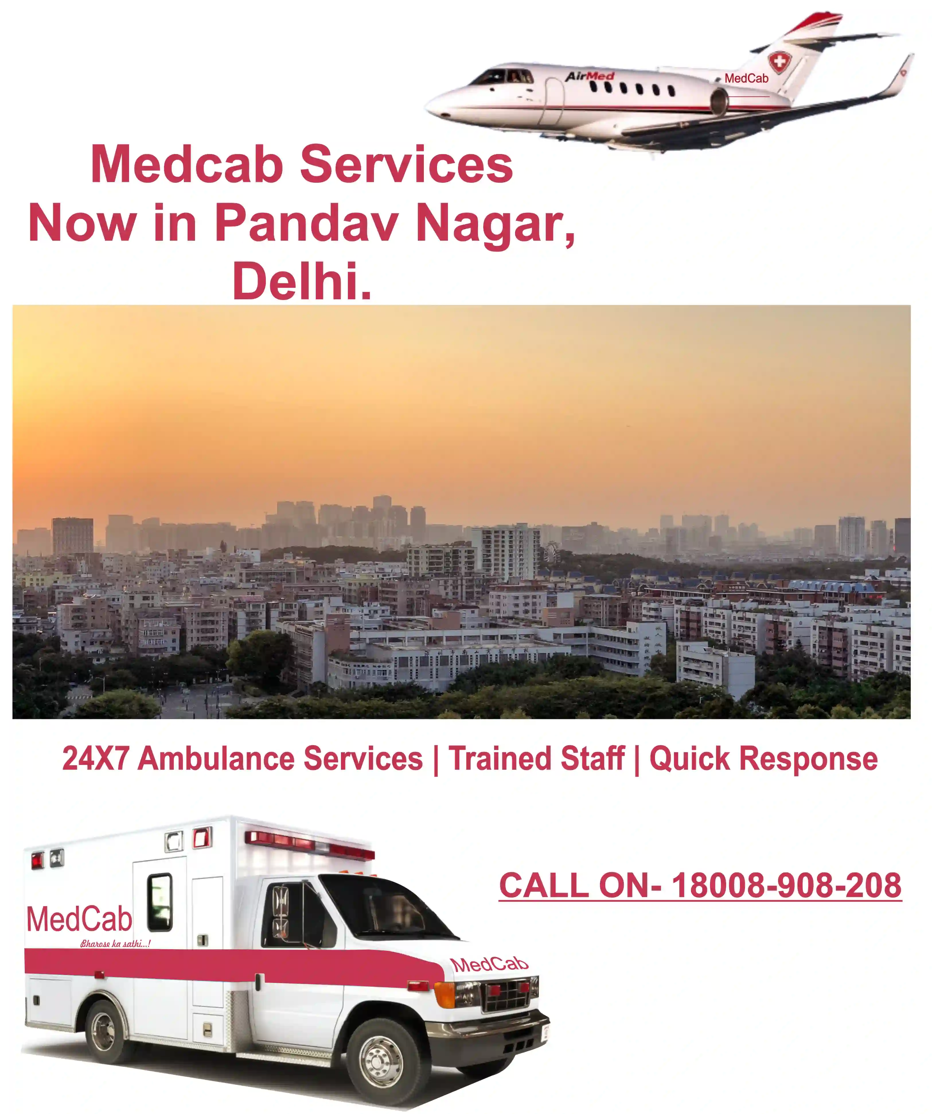 Mandawali Fazalpur, Delhi ambulance service