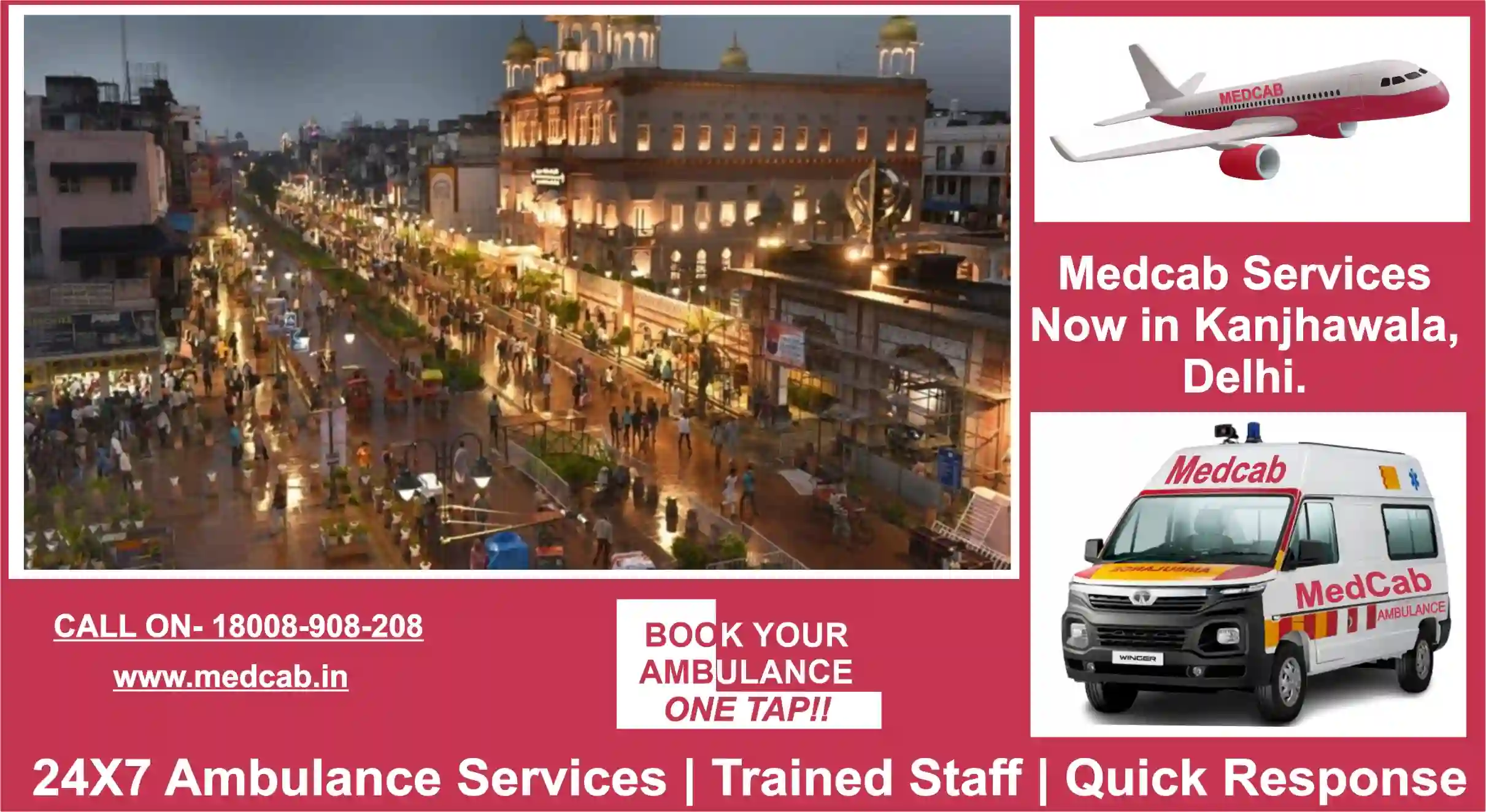 Kanjhawala, Delhi ambulance service