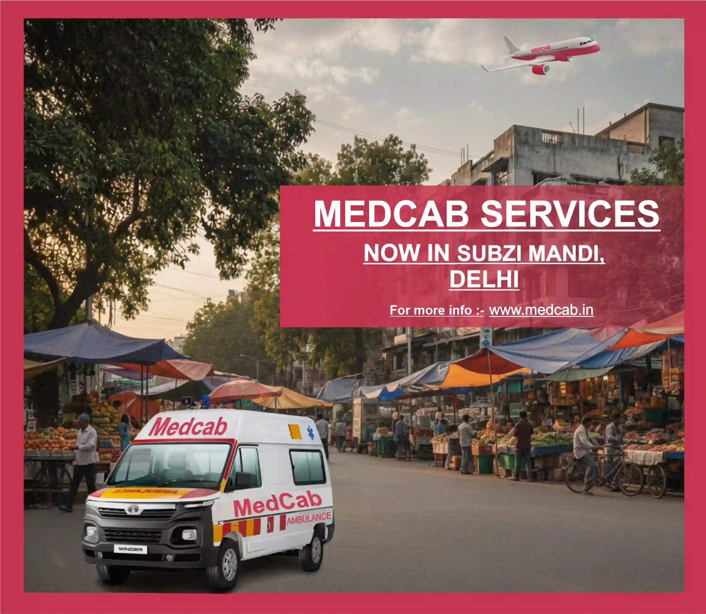 Subzi Mandi, Delhi ambulance service