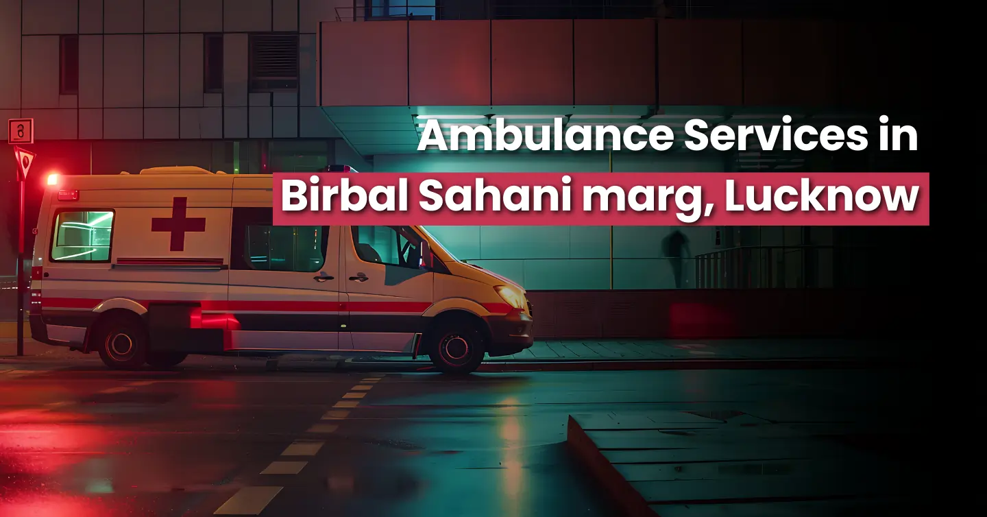 Birbal Sahani Marg, Lucknow ambulance service