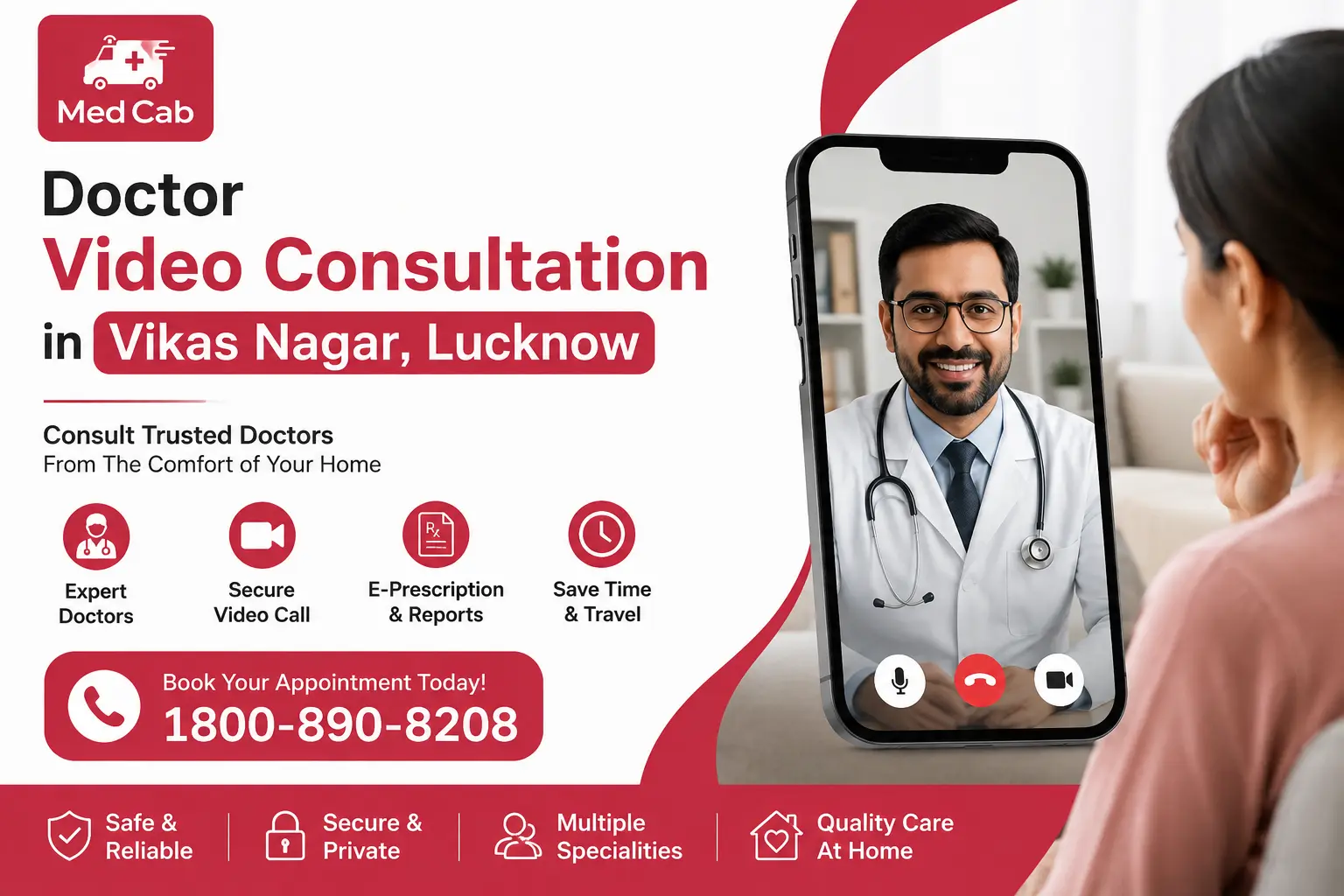 Doctor Video Consultation in Vikas Nagar, Lucknow