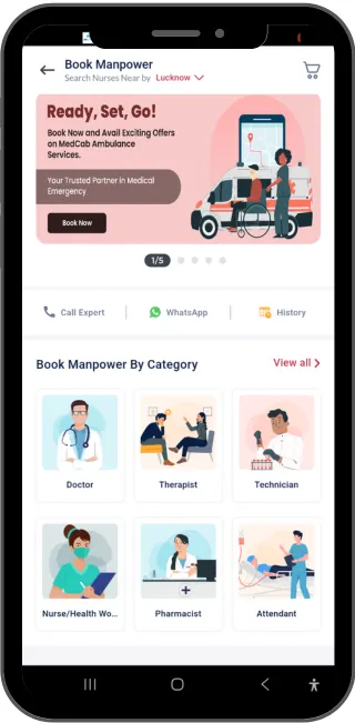 MedCab app screenshot