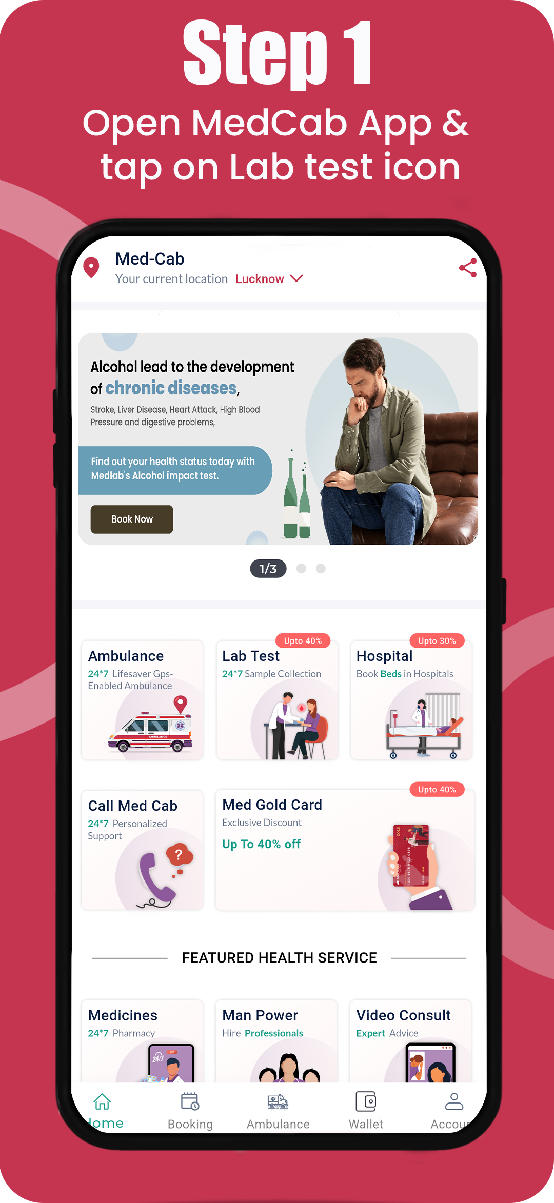 how to book ambulance